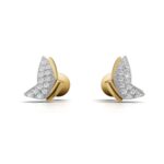 Avarta Latest Design Butterfly Diamond Stud Earrings with Lab Diamonds
